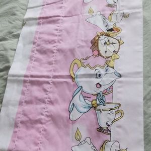 90s handmade Beauty and the Beast window valence curtain
